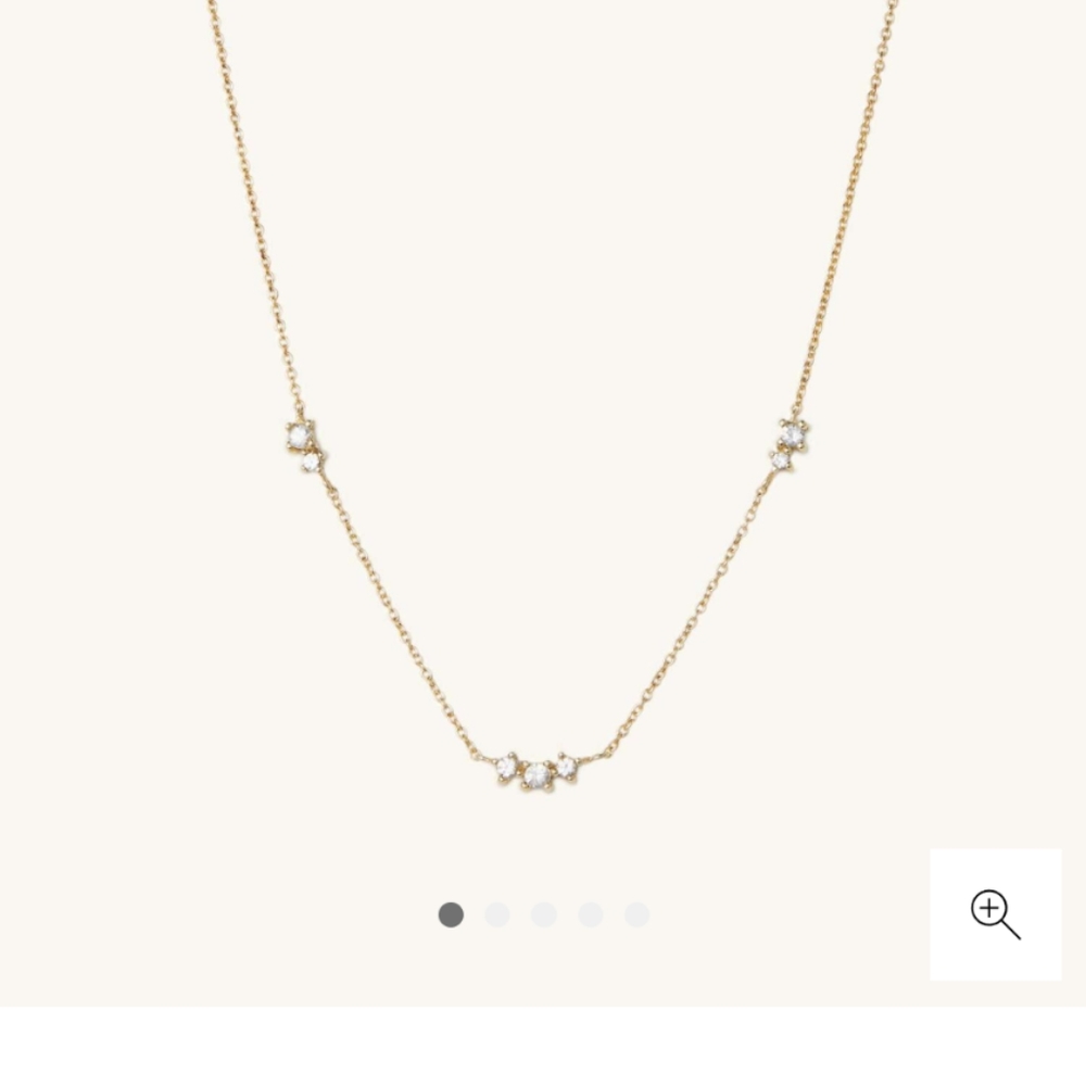 Floating Sapphire Necklace